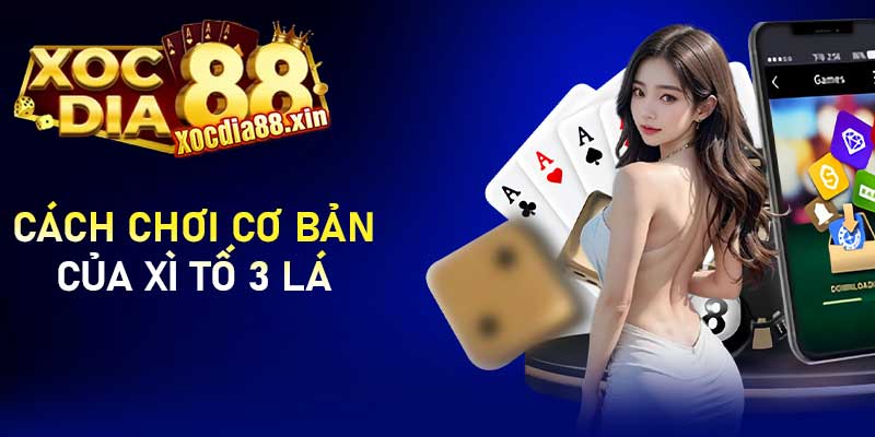 Cách chơi cơ bản của Xì tố 3 lá 
